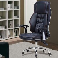 Generic orthopedic leather office seat - Image 2