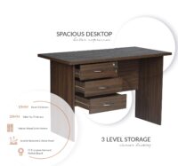 Home office desk 120cm x 60cm - Image 2