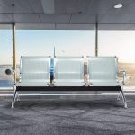 3-seater reception waiting bench