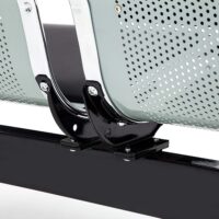 Three seater padded office bench - Image 2