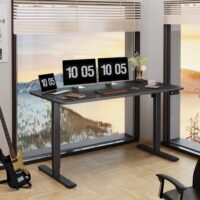 Black Height adjustable electric desk - Image 3