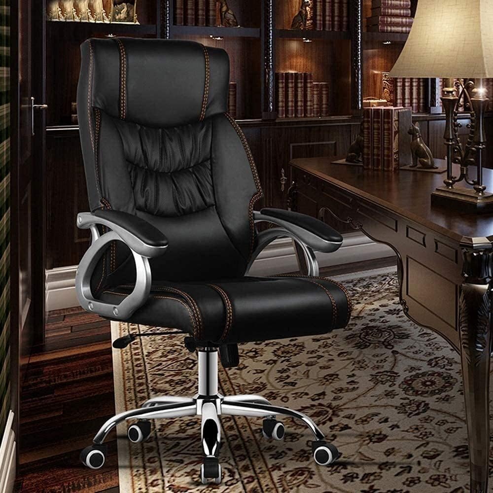 71eEIeXnwhL._AC_SL1000_.jpg Executive office leather seat - Image 1