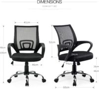 Clerical ergonomic mesh-back office chair - Image 3