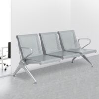 3-Link metallic waiting bench - Image 2