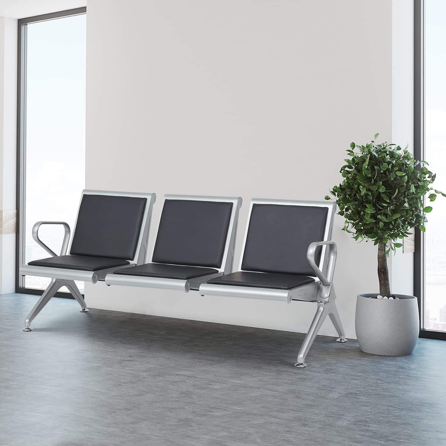 71o6UBZQOlL._AC_SL1500_.jpg MS Waiting Chair For Hospital Seating Three Seater - Image 1