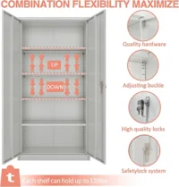 2-Door steel cabinet - Image 2