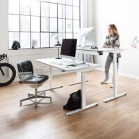 Electric Height Adjustable Standing Computer Desk - Image 2