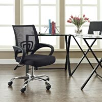 Secretarial mesh back office chair - Image 4