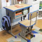 Kid's Height Adjustable Desk & Chair Set