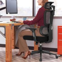 High back orthopedic office chair - Image 2