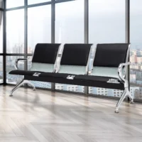 3-link padded waiting bench - Image 2
