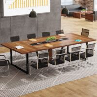 2.4 meters office boardroom table - Image 4