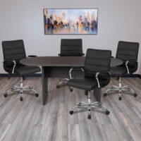 Metro oval boardroom table - Image 2