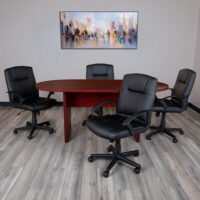 Metro oval boardroom table - Image 3