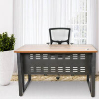 Credenza metallic study/ office desk. - Image 3