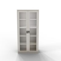 Full glass metallic offiec cabinet - Image 4