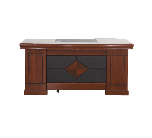 Direct-Office-Executive-Desk-DRU-Red-Brown.png Primo Office Desk - Image 1