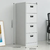 Four drawers metallic office cabinet - Image 5