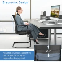 Gymax cantilever visitor's office chair (mesh) - Image 8