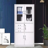 2-Door metallic safe storage cabinet