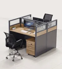 Two way modular workstation (Brown)