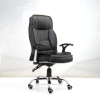 Generic orthopedic office chair -Pure leather swivel seat - Image 2