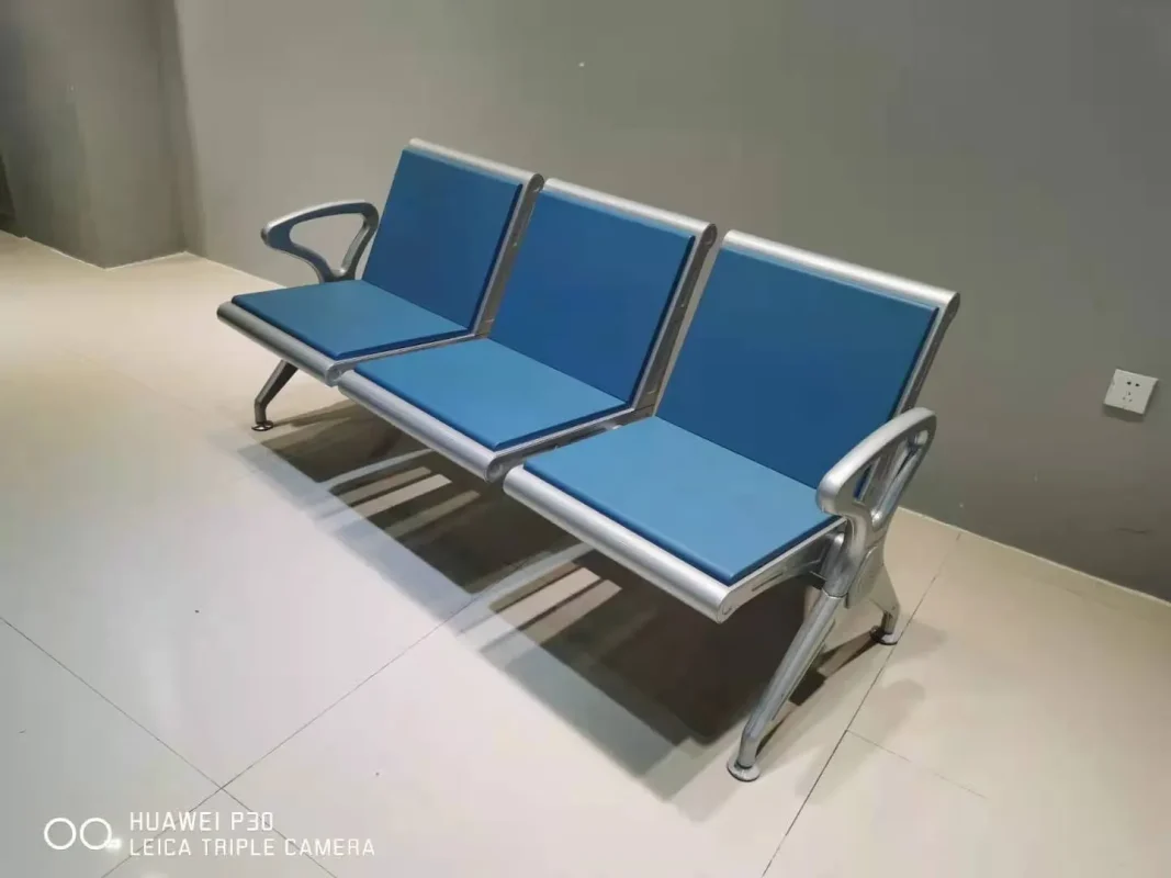 Three seater office reception bench