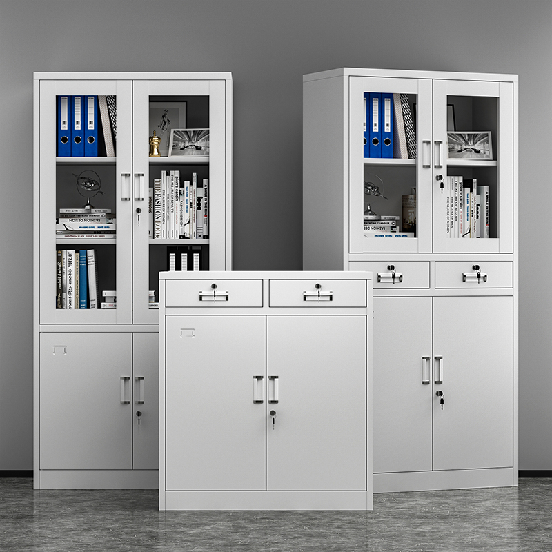 H2eb95f8c31c94fa4a58b4e0b15d6e797f.jpg 2-Door metallic office cabinet - Image 1