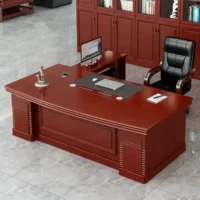 Office desk 180cm L-shaped design - Image 5