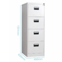 4-Drawers filling office cabinet - Image 2