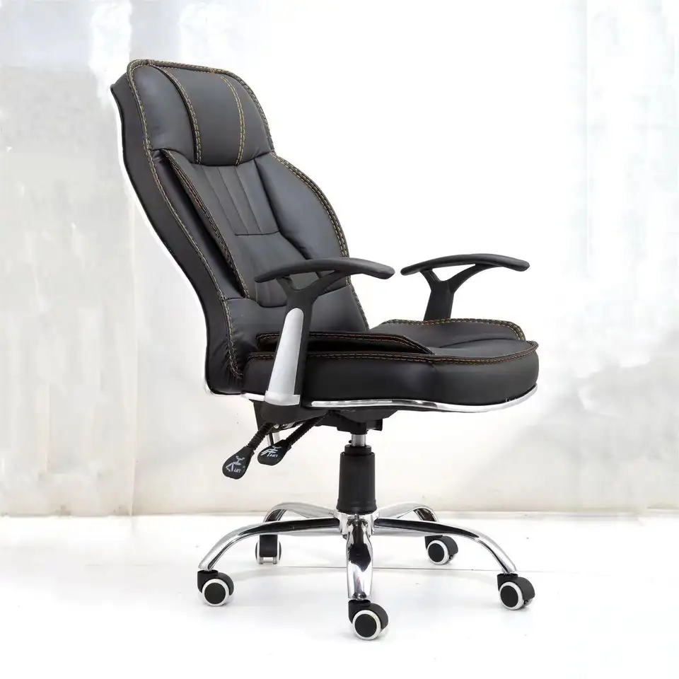 H573d73d1e6f24ea59a345c85a4bc7090w.jpg_960x960.webp Generic orthopedic office chair -Pure leather swivel seat - Image 1