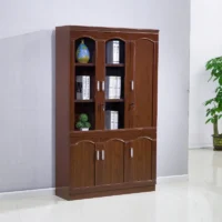 3-Door Wooden Office Cabinet