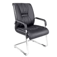 Pure leather office waiting seat - Image 2