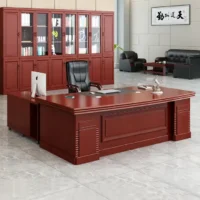 Office desk 180cm L-shaped design - Image 4