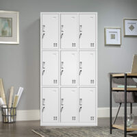 9-Locker steel office cabinet - Image 4