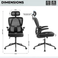 Ergonomic High Back Office Chair - Image 3