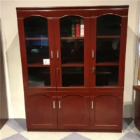 3-Door wooden office cabinet - Image 4