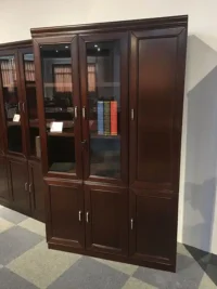 3-Door wooden executive office cabinet - Image 5