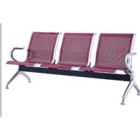 3-link metallic waiting bench - Image 2