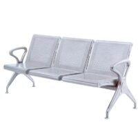 3-link heavy duty non-padded waiting bench - Image 3