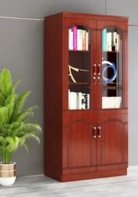 3-Door wooden office cabinet - Image 5