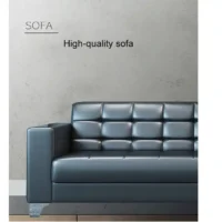 5-Seater Executive Office Leather Sofa - Image 4