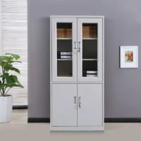 2-Door metallic office cabinet - Image 3