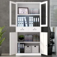 2-Door metallic office cabinet - Image 3