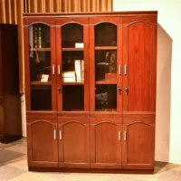 3-Door wooden executive office cabinet - Image 4