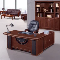 1800mm L-shaped executive office desk - Image 2