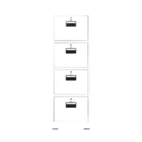 Four-Drawer Office Cabinet (4-Key) - Image 5