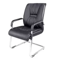 Pure leather office waiting seat - Image 3
