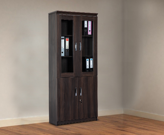 KOC025-1.jpg 2-door wooden executive bookcase - Image 1