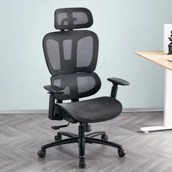 LakoshaHighBackMeshErgonomicTaskChairRollingExecutiveOfficeChairwith3DAdjustableArmrests-1.webp Lakosha High Back Mesh Ergonomic Task Chair - Image 1
